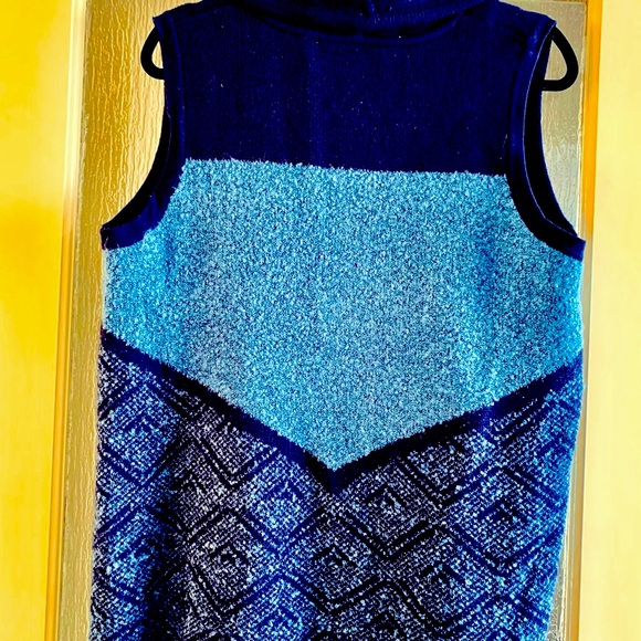 Blue Sweater Vest - Picture 2 of 2